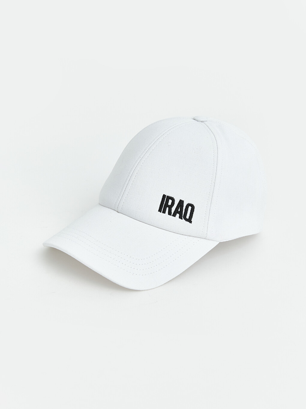Woman White Baseball Cap-1