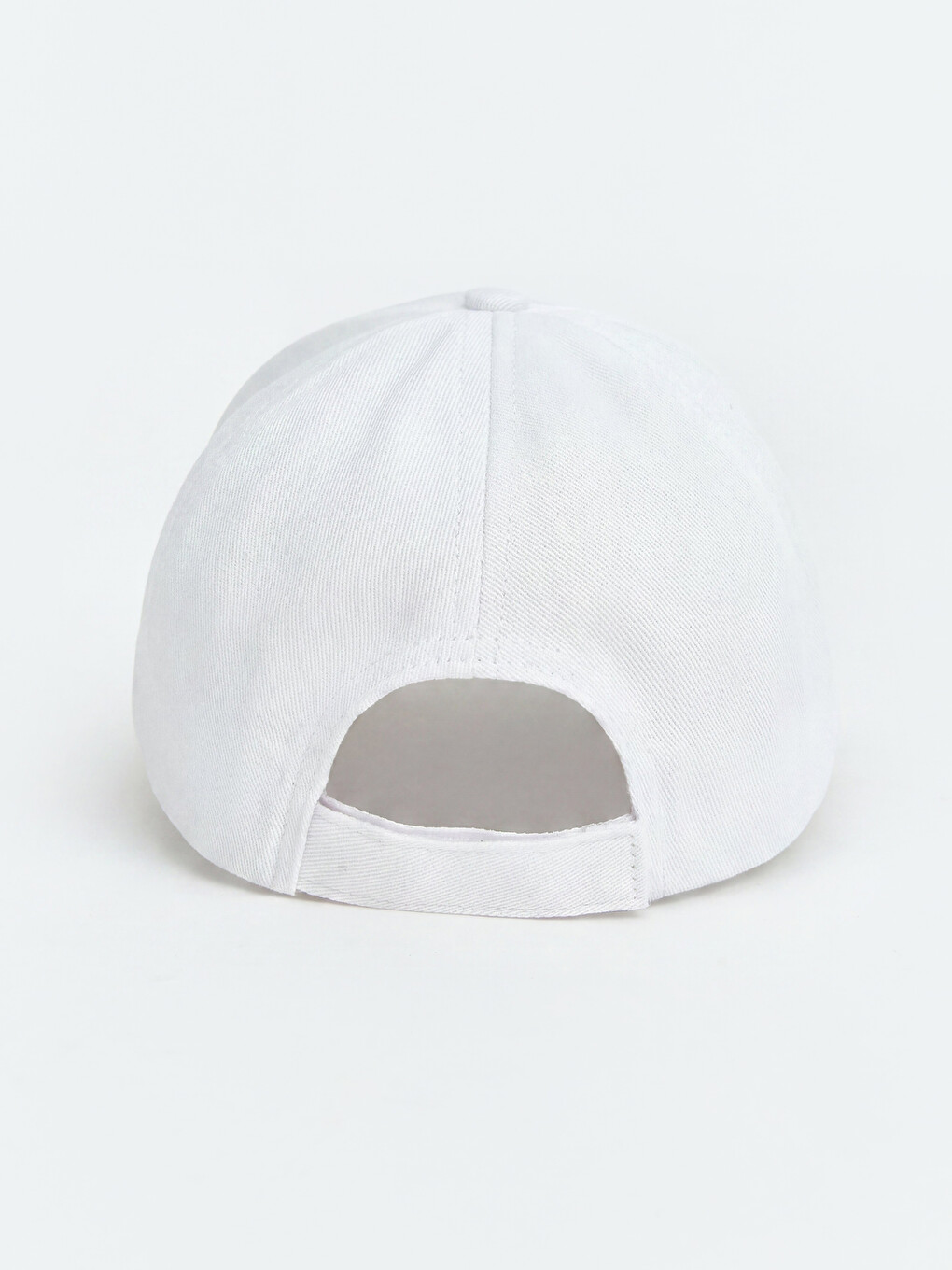 Woman White Baseball Cap-2