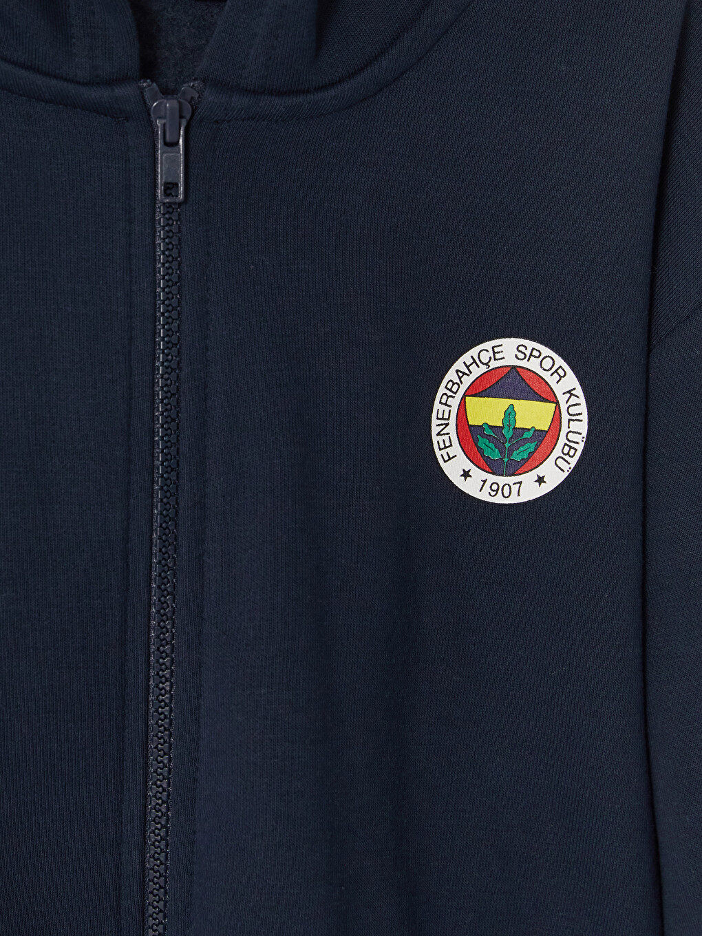 Lacivert Fenerbahçe Lisanslı Erkek Çocuk Fermuarlı Sweatshirt-2