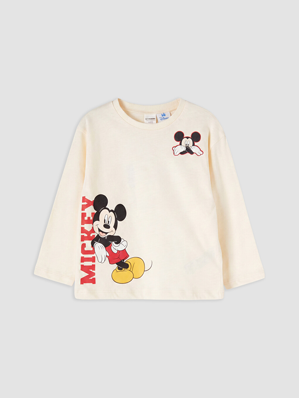 Bluzë E Stampuar Mickey Mouse Dhe Winnie The Pooh, Dy Pako, Për Foshnja Djem-1