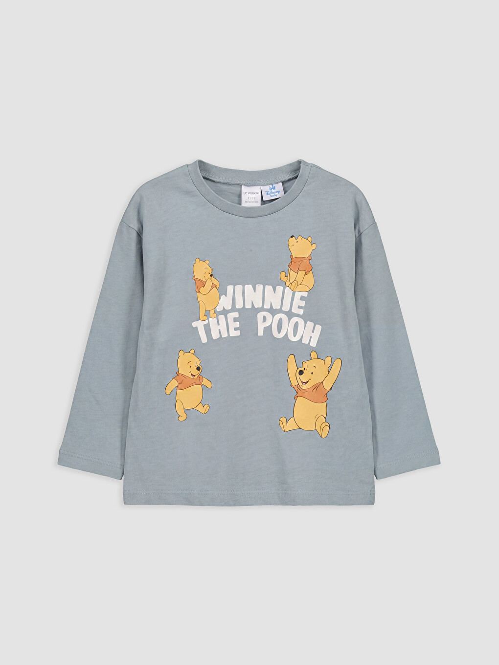 Bluzë E Stampuar Mickey Mouse Dhe Winnie The Pooh, Dy Pako, Për Foshnja Djem-3