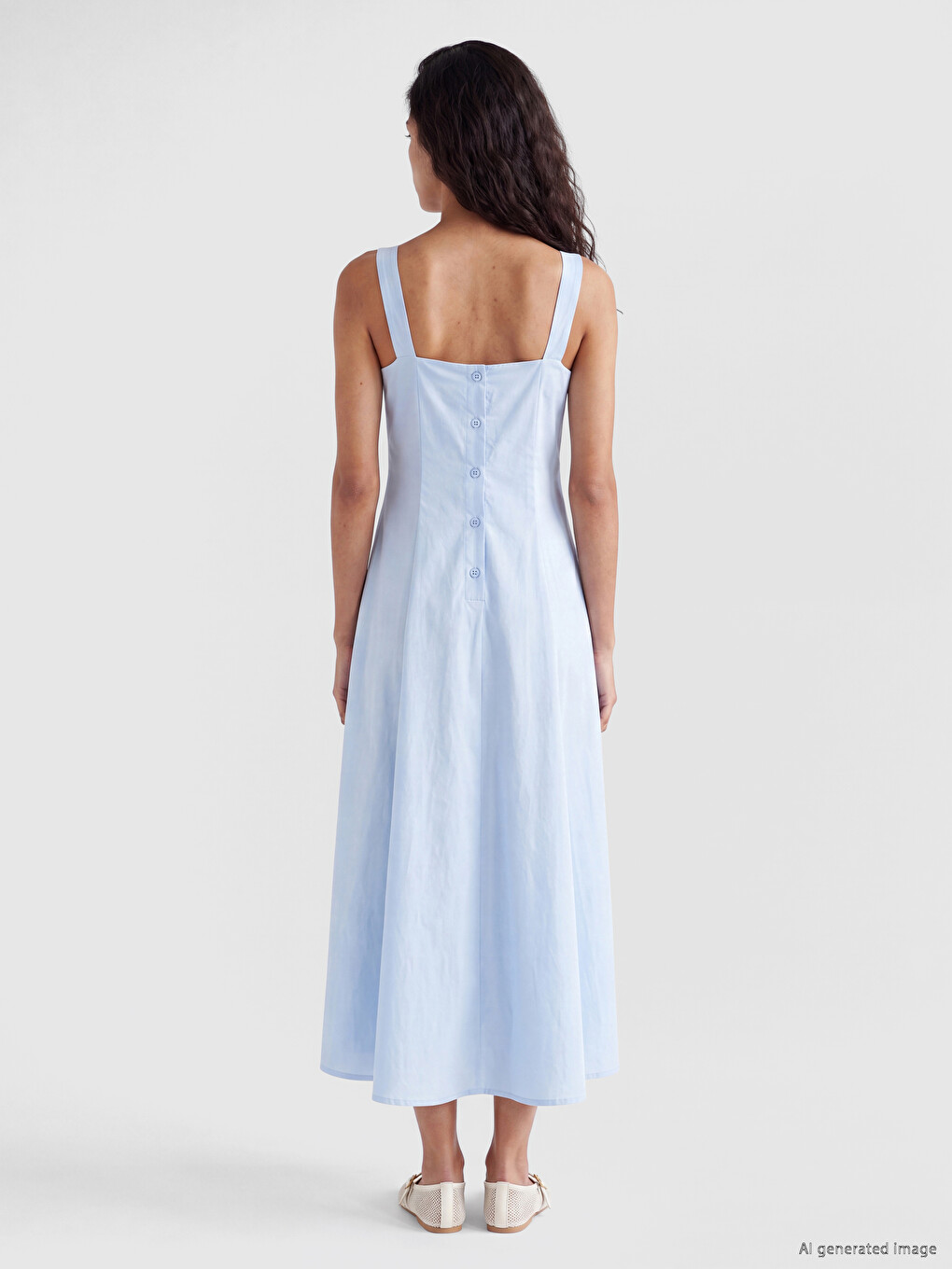 Rochie Albastru Femeie-3