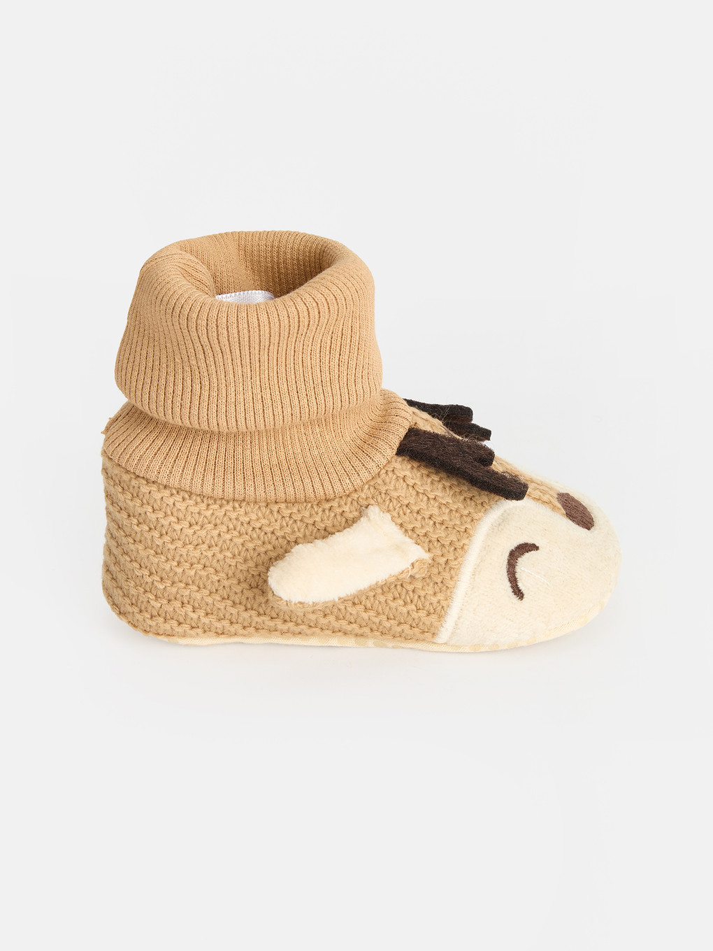Baby Boy Brown Pre-walker Shoes-1