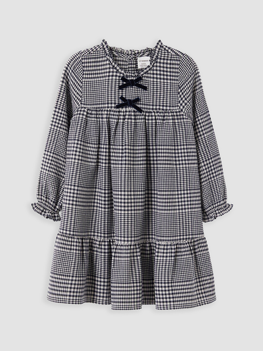 Plaid Girls' Gabardine Dress