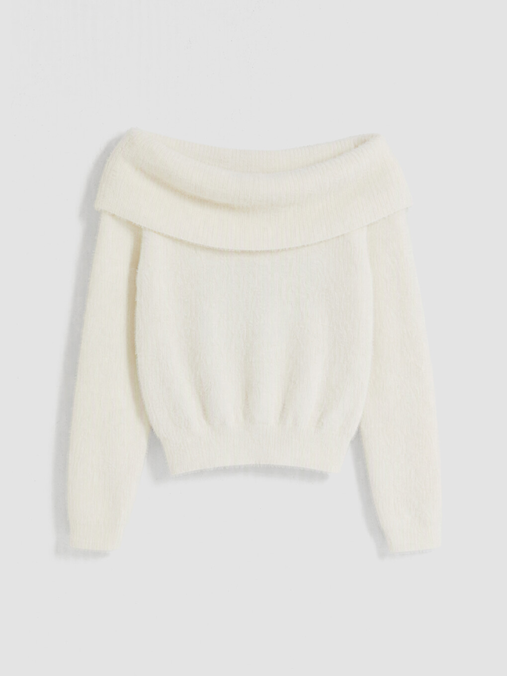 Slash Neck Women's Sweater-4