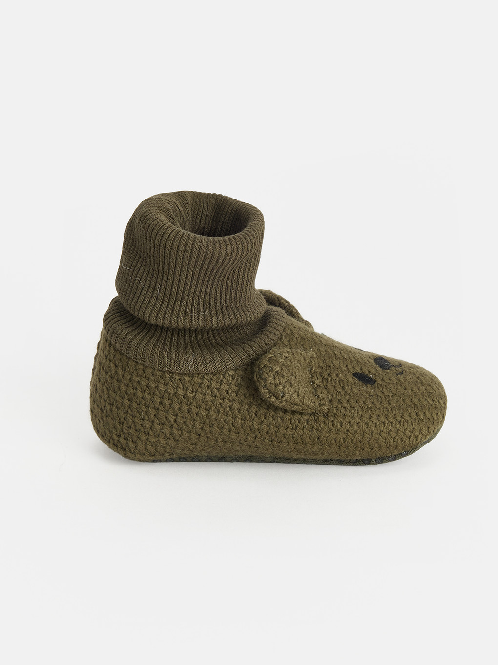 Baby Boy Khaki Pre-walker Shoes-1