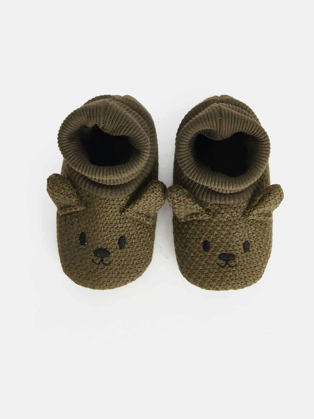 Baby Boy Khaki Pre-walker Shoes-2