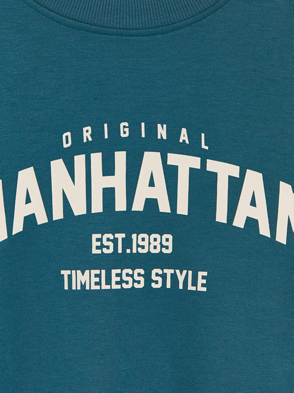 Crew Neck Manhattan Printed Boys' T-shirt-1