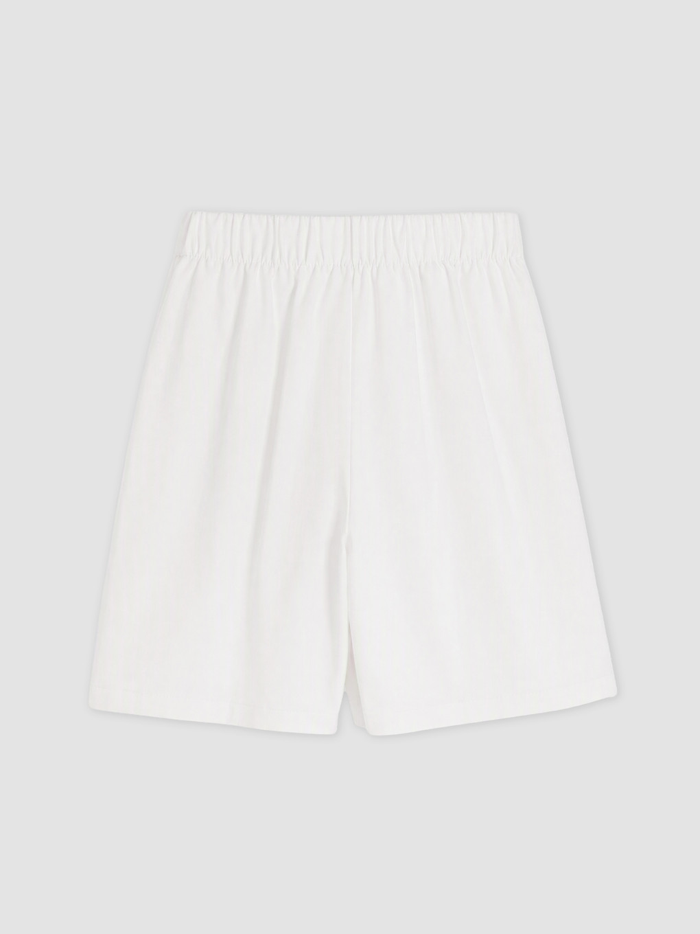 Beyaz Kız Çocuk Pileli Gabardin Şort Etek-4