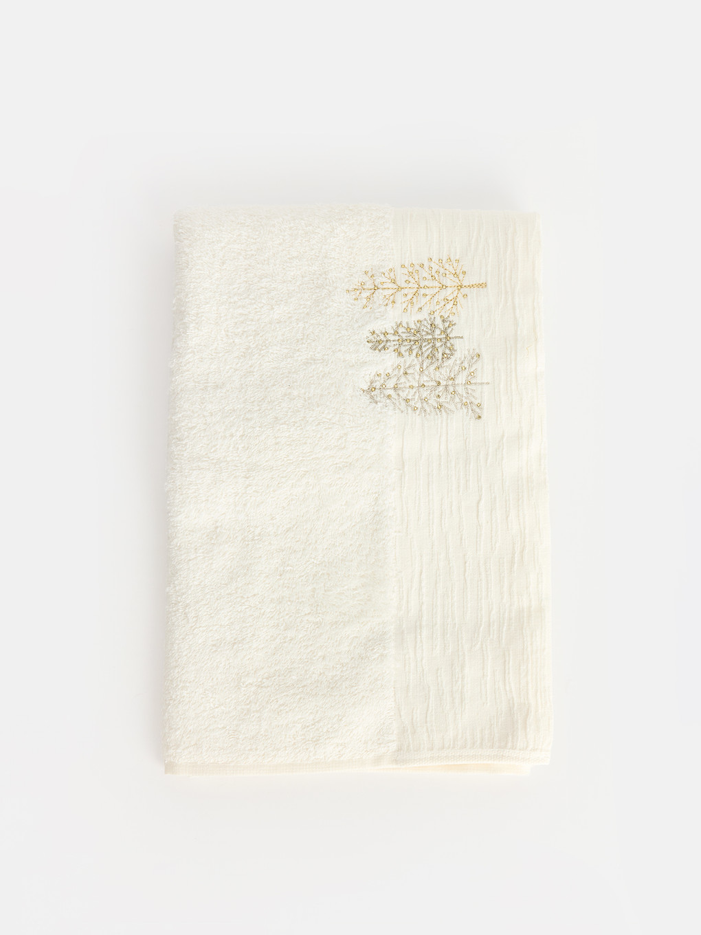New Year Themed Cotton Face Towel 50x80 Cm