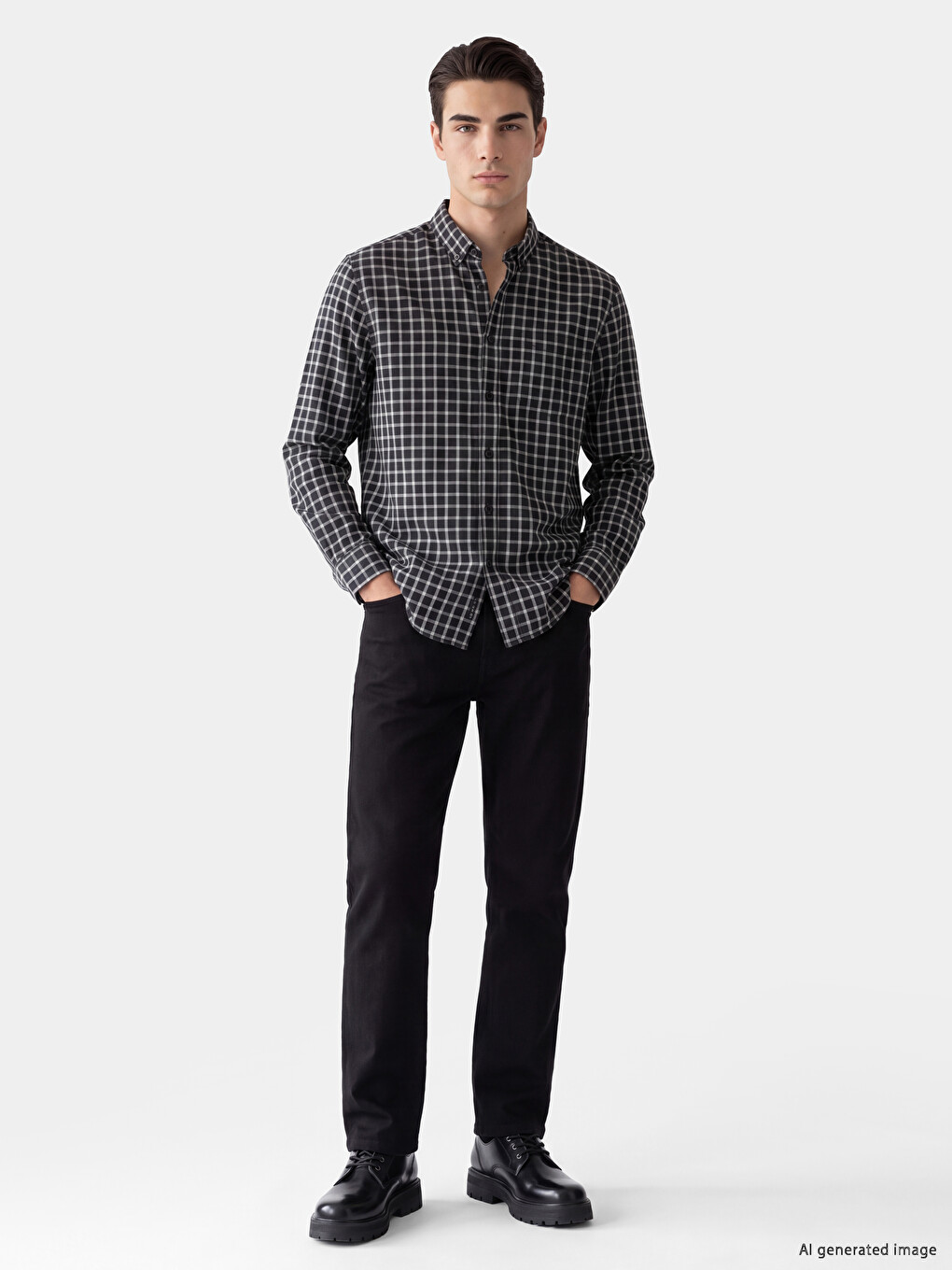 Man Black Shirt-1