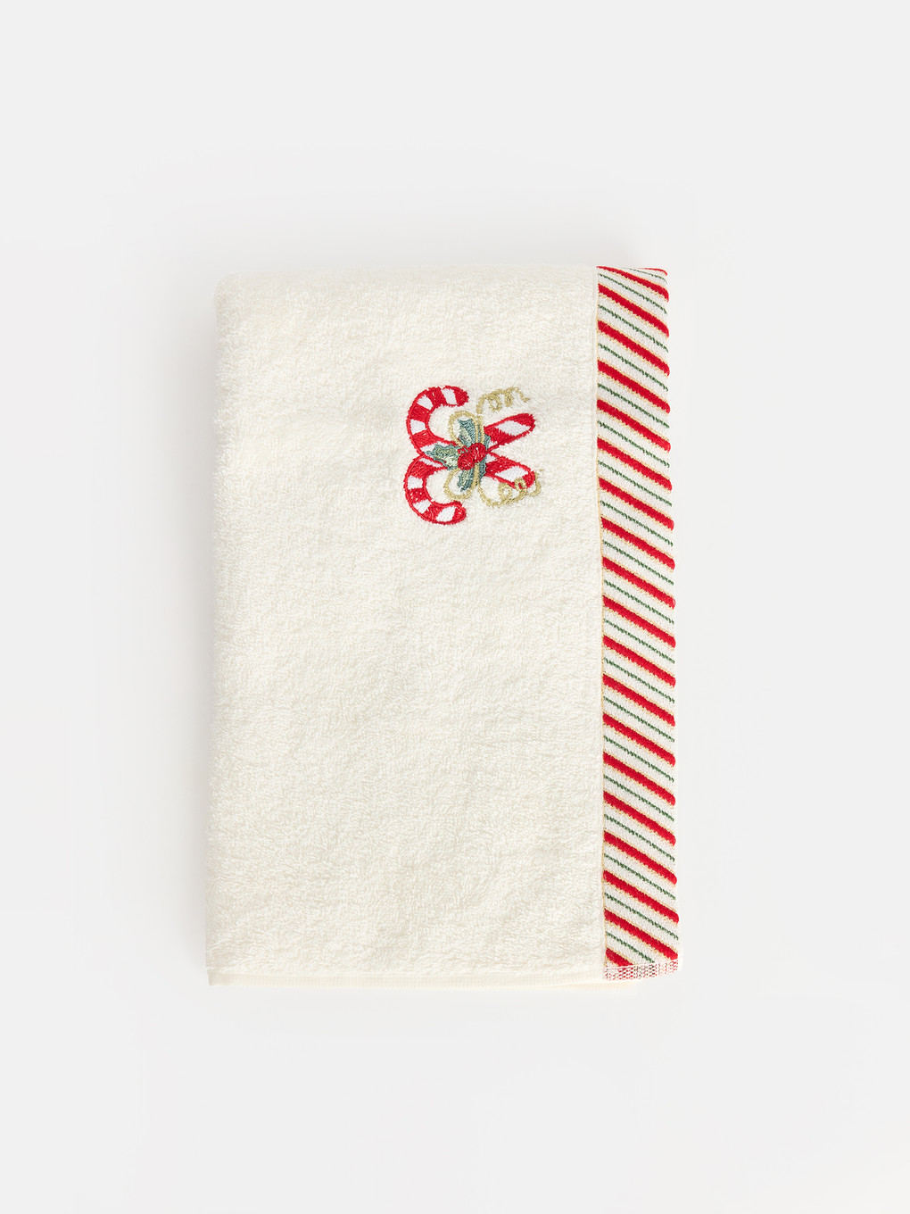 New Year Themed Cotton Face Towel 50x80 Cm-2