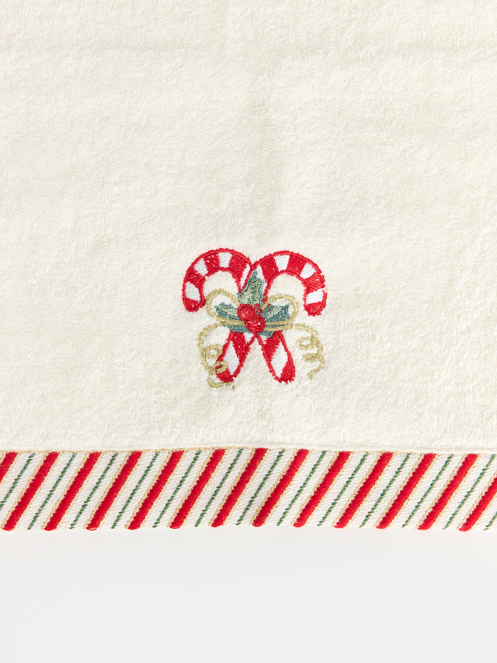 New Year Themed Cotton Face Towel 50x80 Cm-3