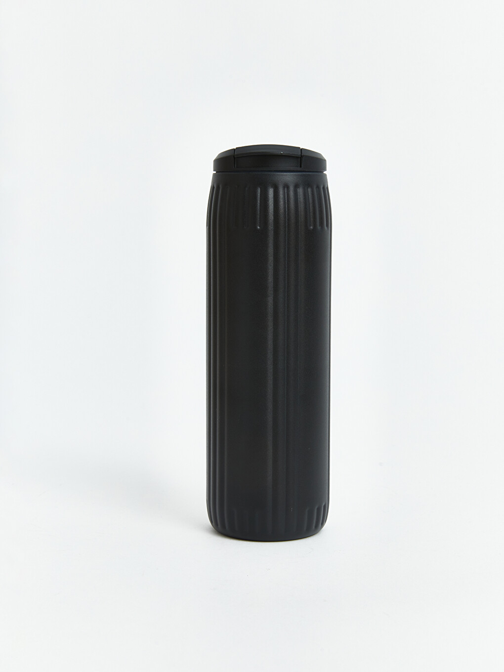 Vertical Striped Textured Designed Water Bottle-1