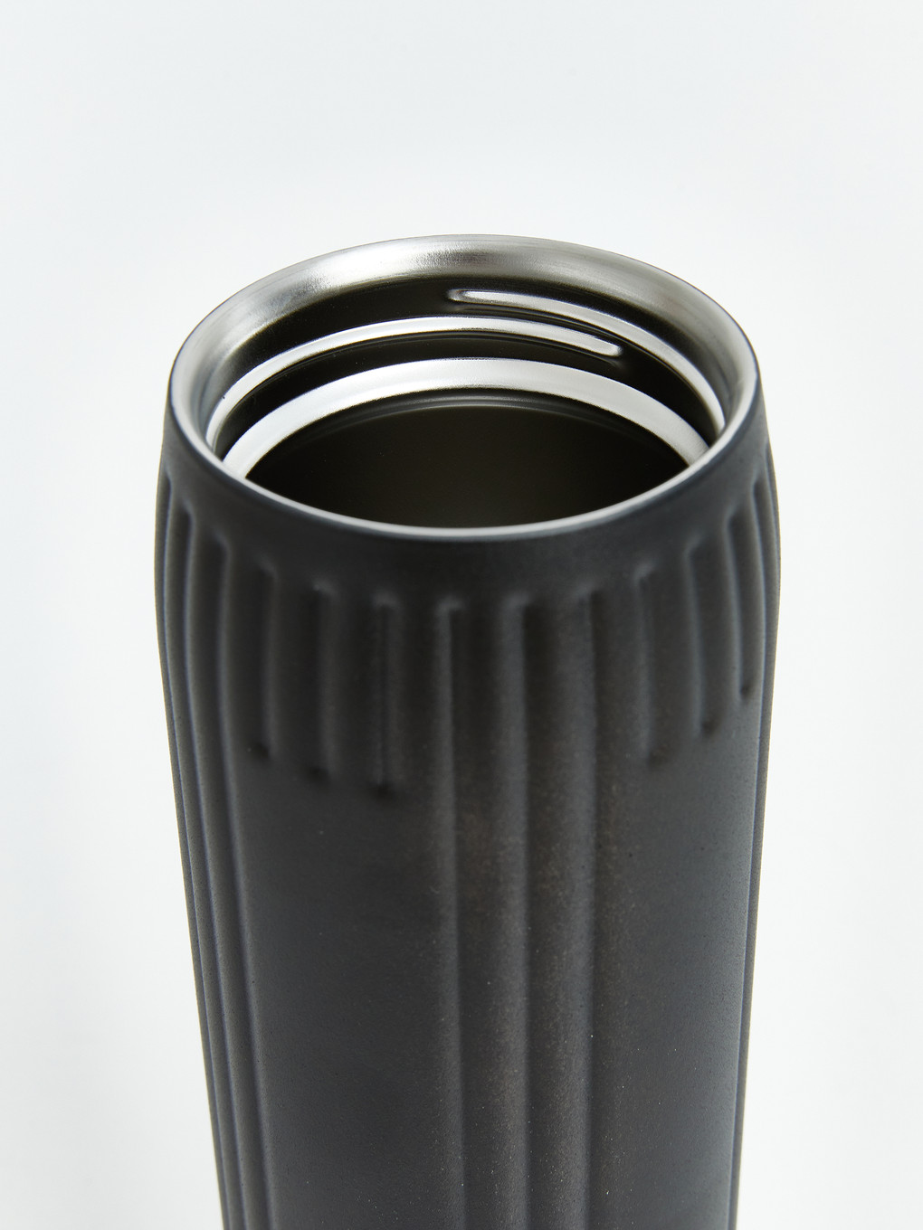 Vertical Striped Textured Designed Water Bottle-3