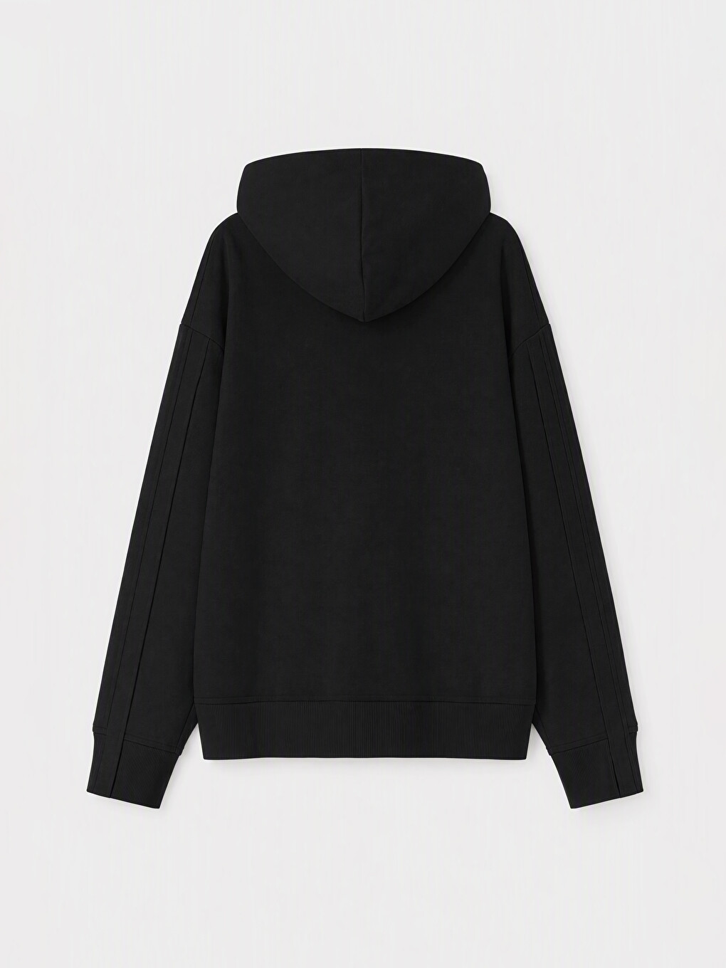 Siyah Kolay Giyilebilir Kız Çocuk Fermuarlı Sweatshirt-4
