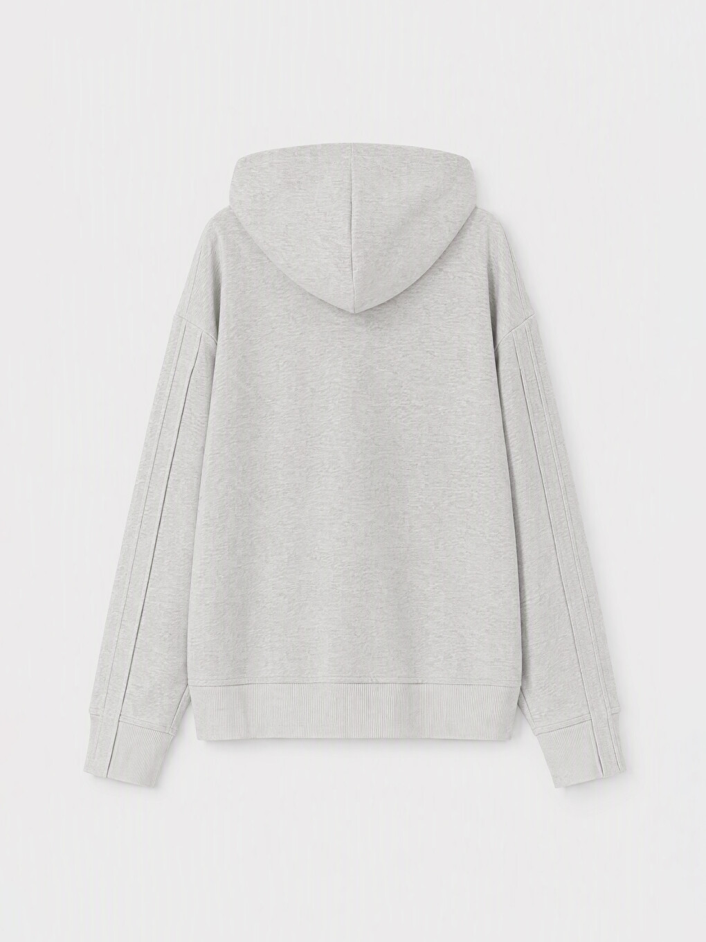 Gri Kolay Giyilebilir Kız Çocuk Fermuarlı Sweatshirt-4