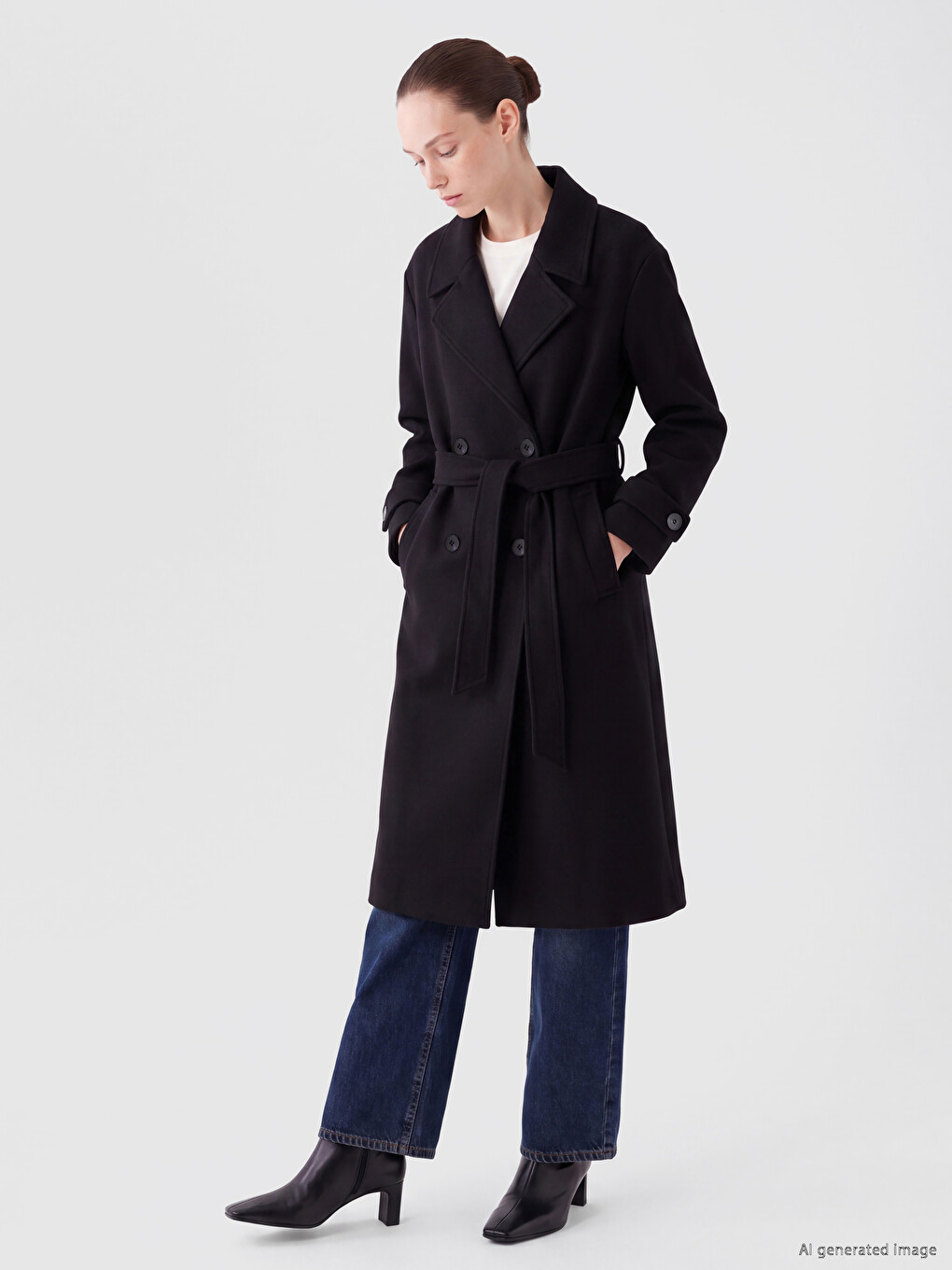 Belted Women's Cachet Coat-1