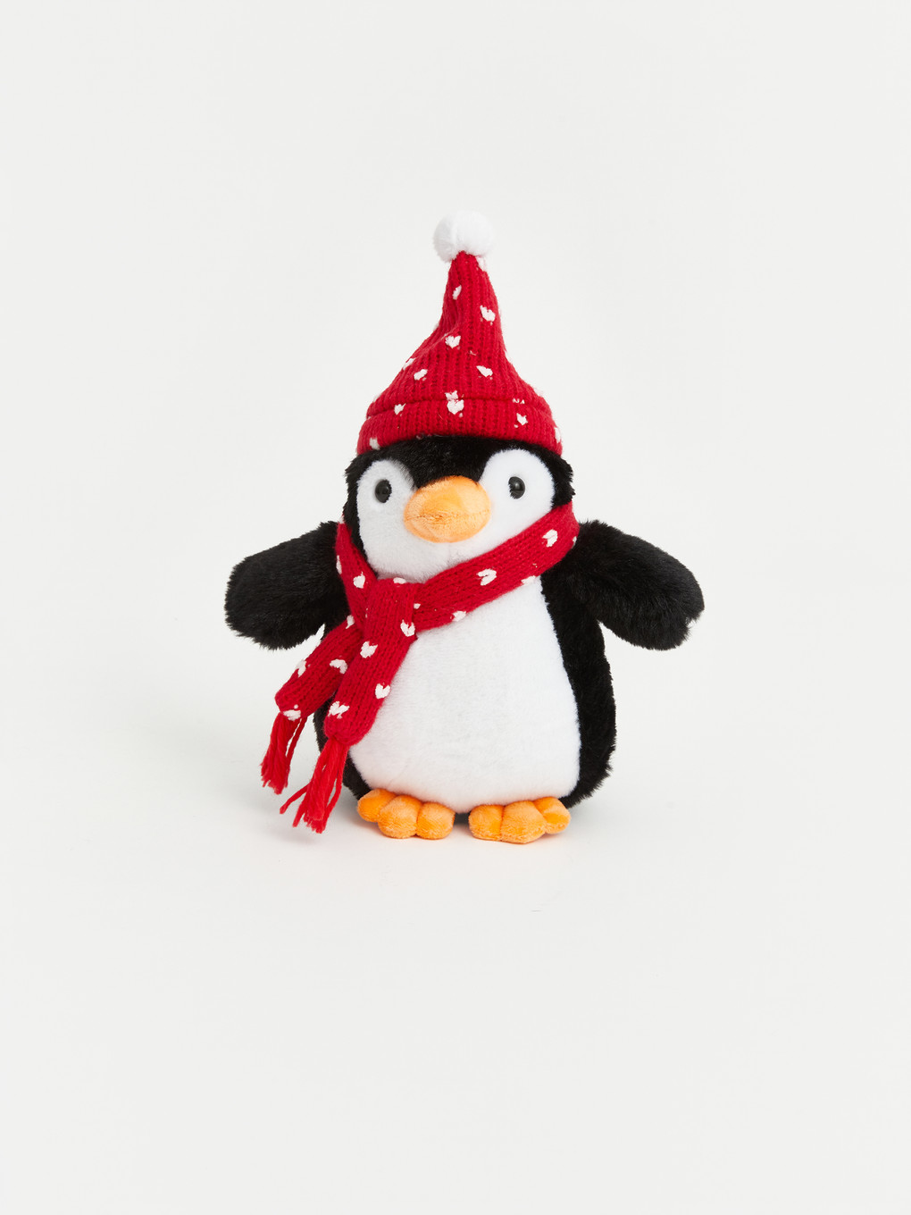 New Year Themed Plush Penguin Baby Cushion 25 Cm-1