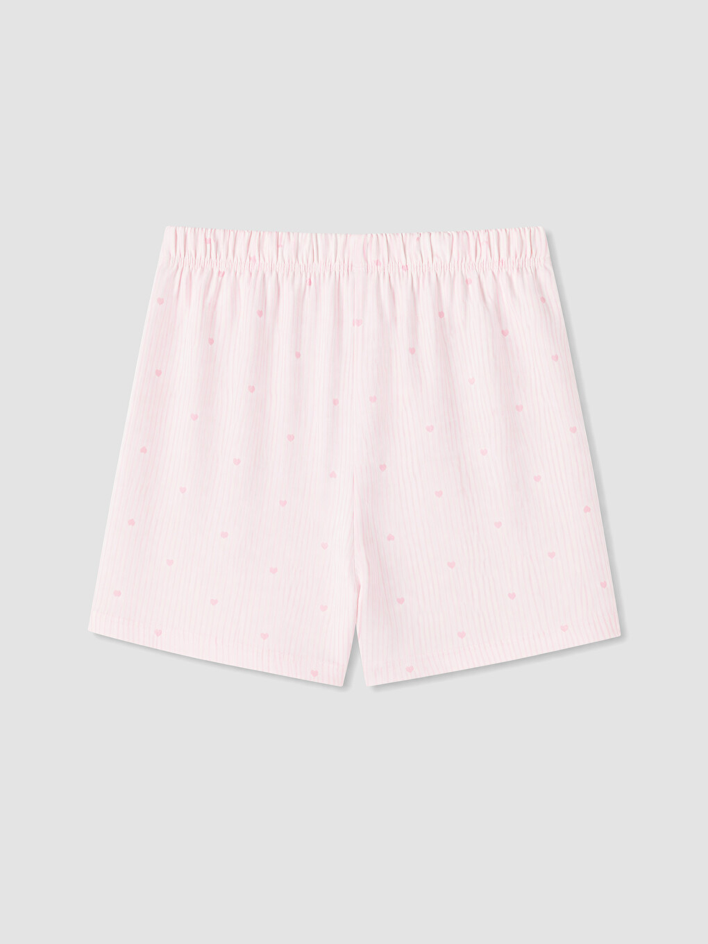 Pembe Gömlek Yaka Kız Çocuk Şortlu Pijama Takımı-5