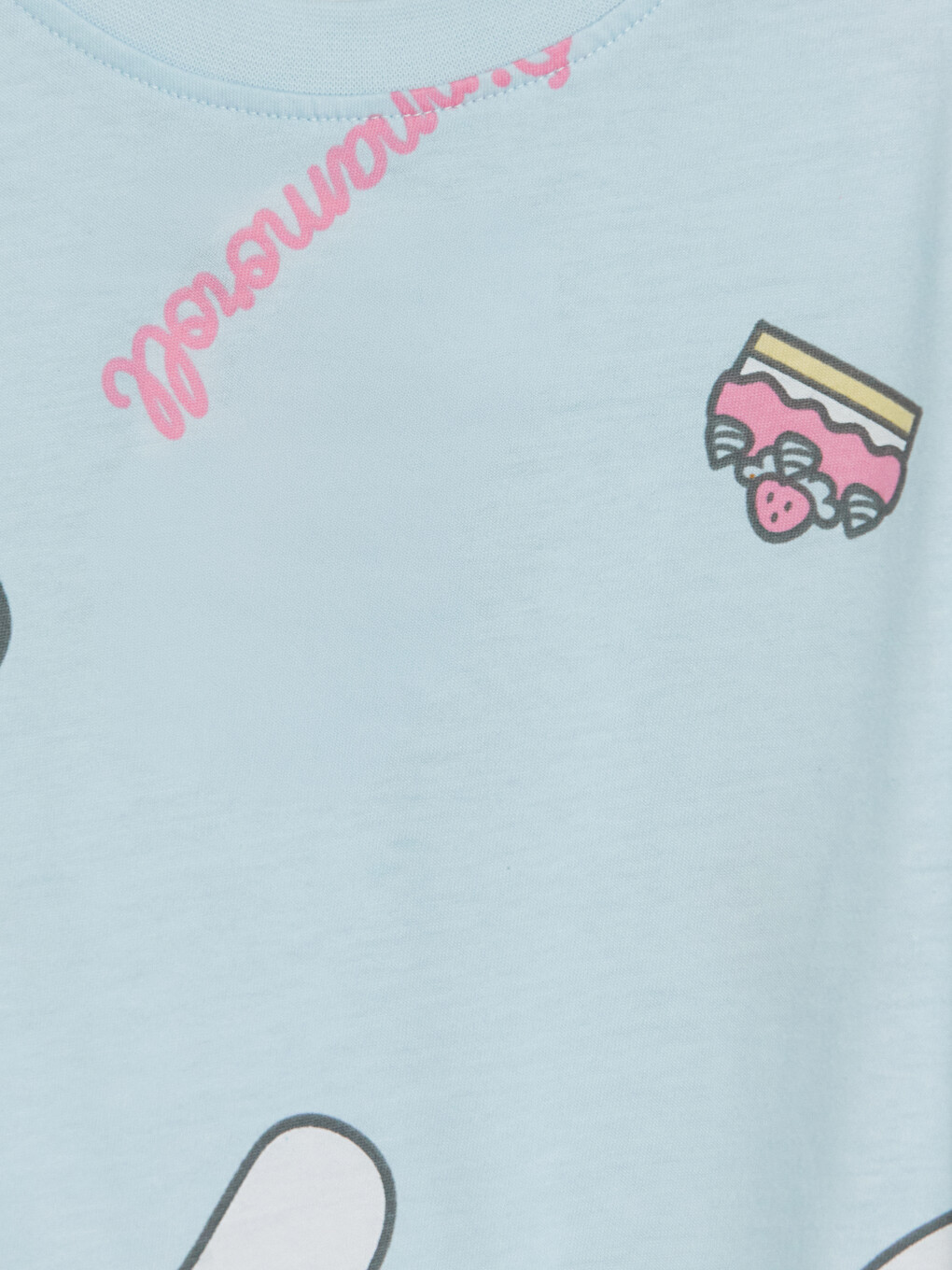 Mavi Cinnamoroll Baskılı Kız Çocuk Pijama Takımı-2