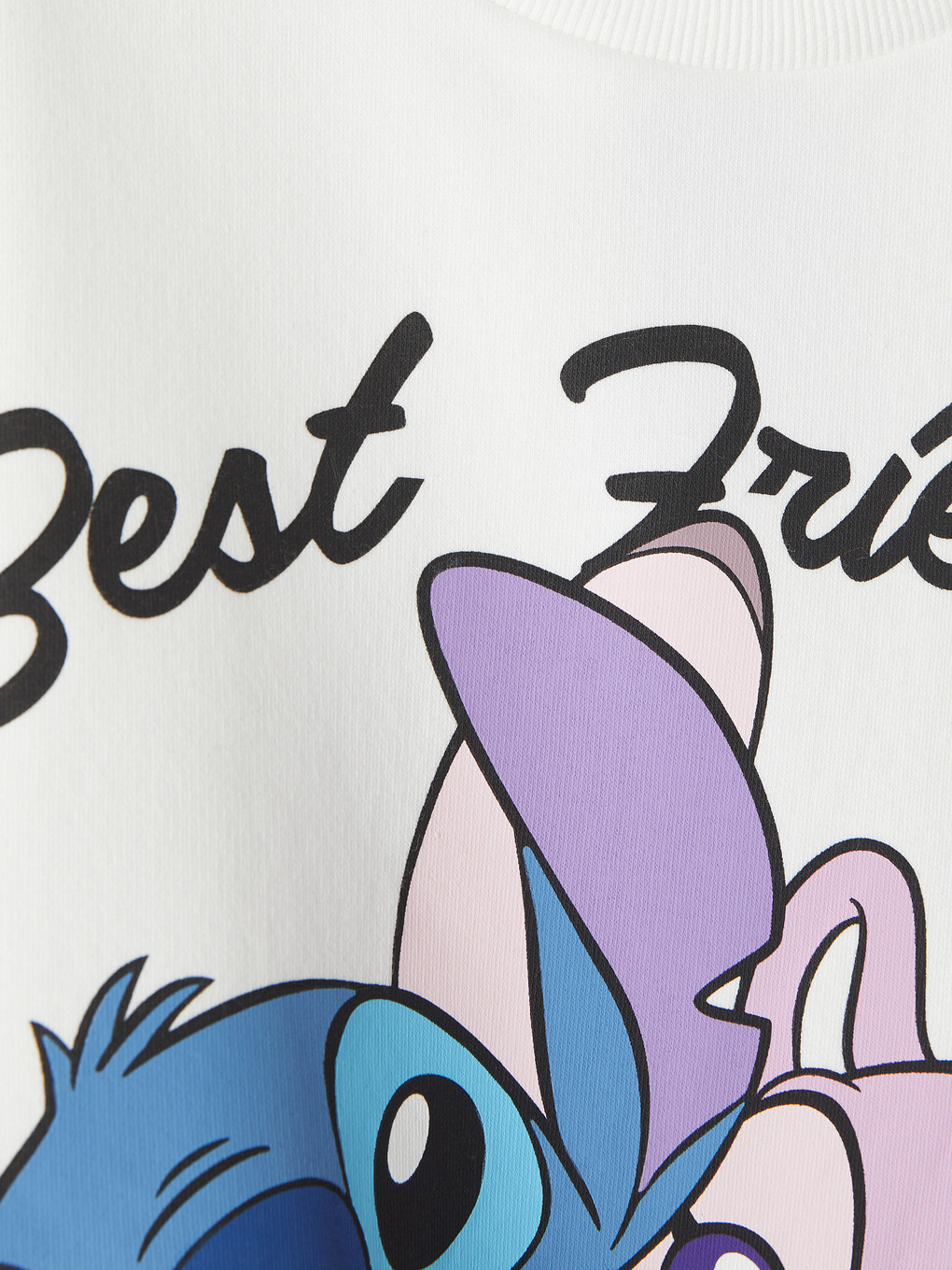 Lilo & Stitch Printed Girls' Thick Sweatshirt-1