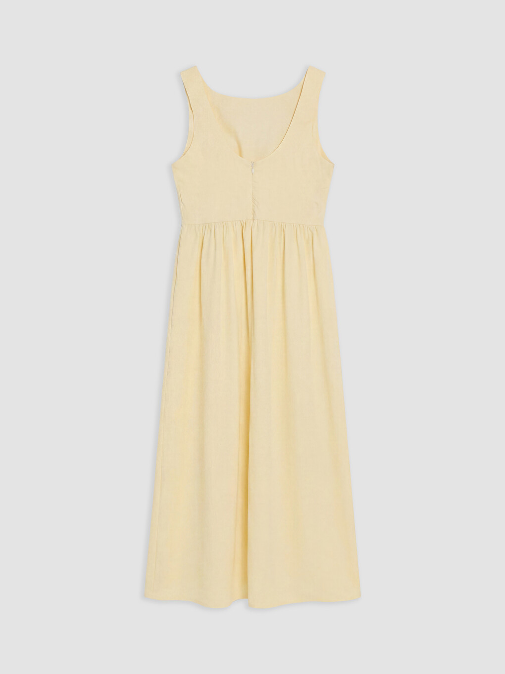 Woman Yellow Dress-5