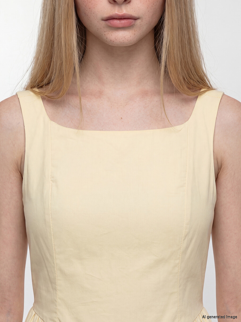Woman Yellow Dress-2