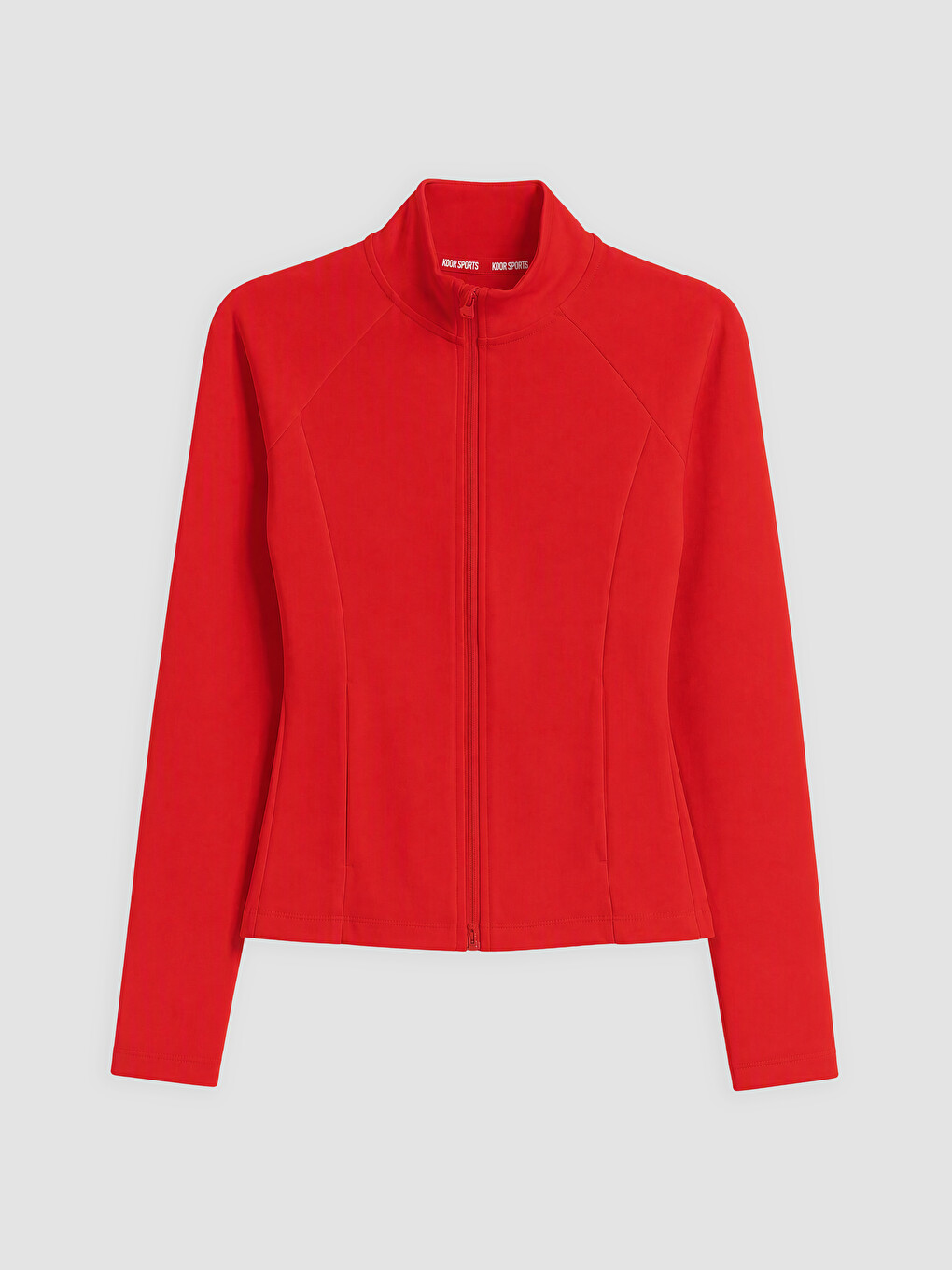 Mock Neck Women's Zip-up Sweatshirt