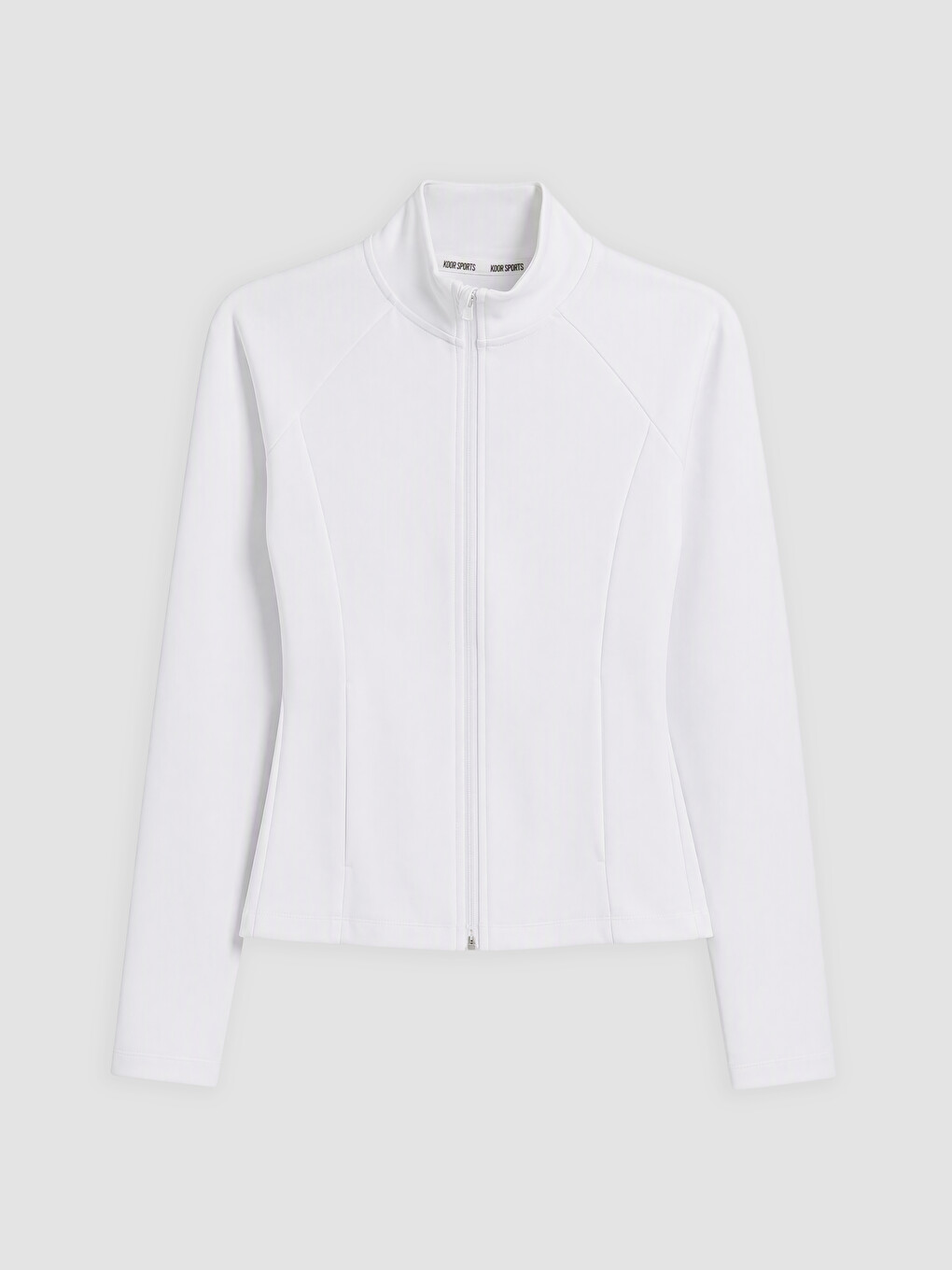 Mock Neck Women's Zip-up Sweatshirt