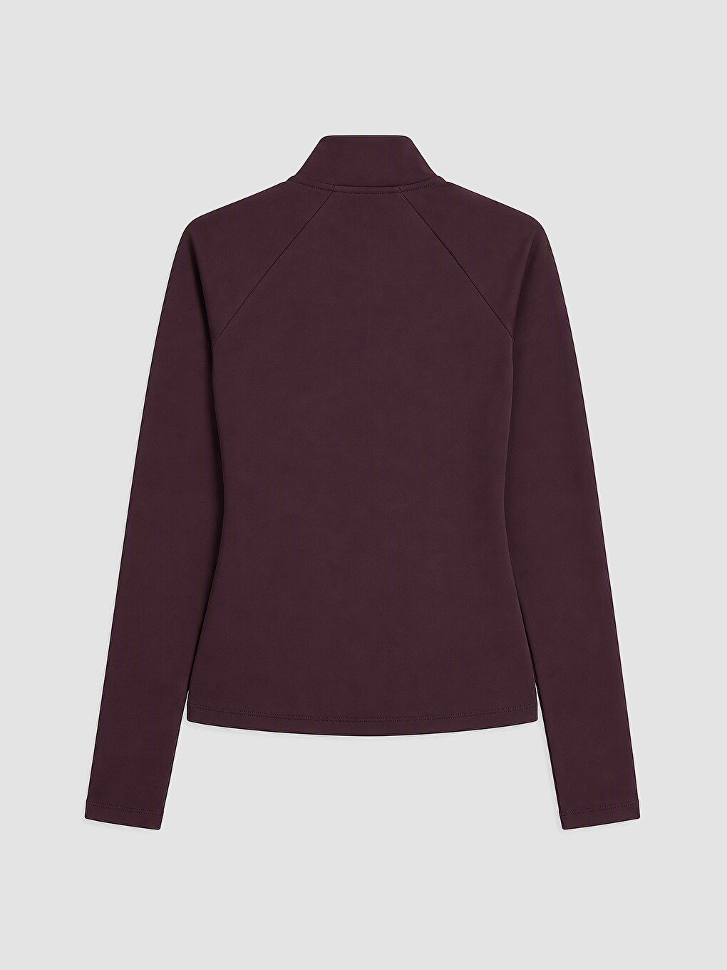 Mock Neck Women's Zip-up Sweatshirt-4