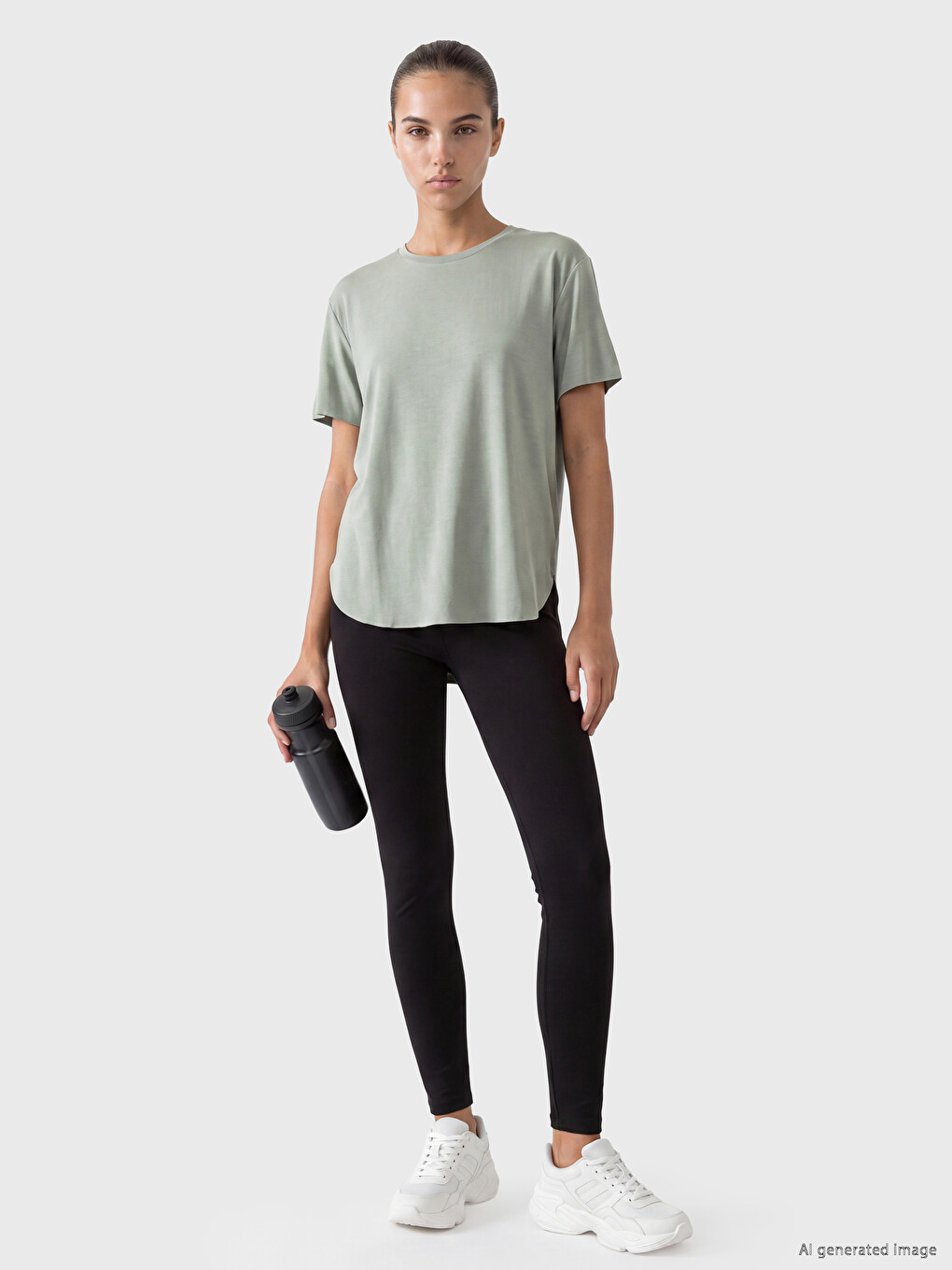 Elastic Waist Women's Sport Leggings