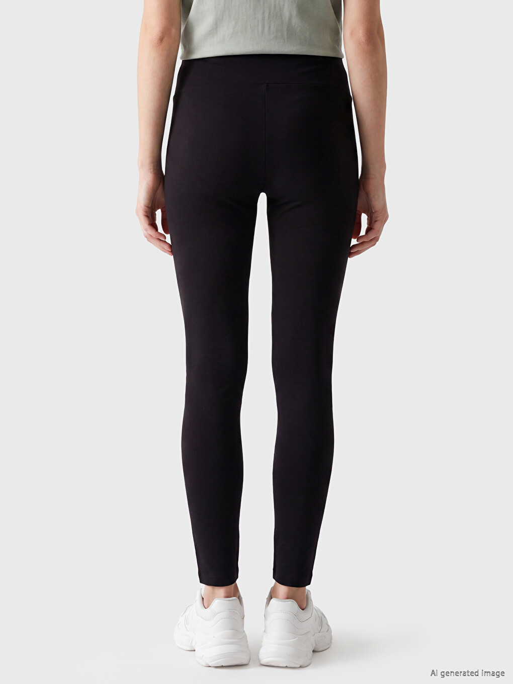 Elastic Waist Women's Sport Leggings-2