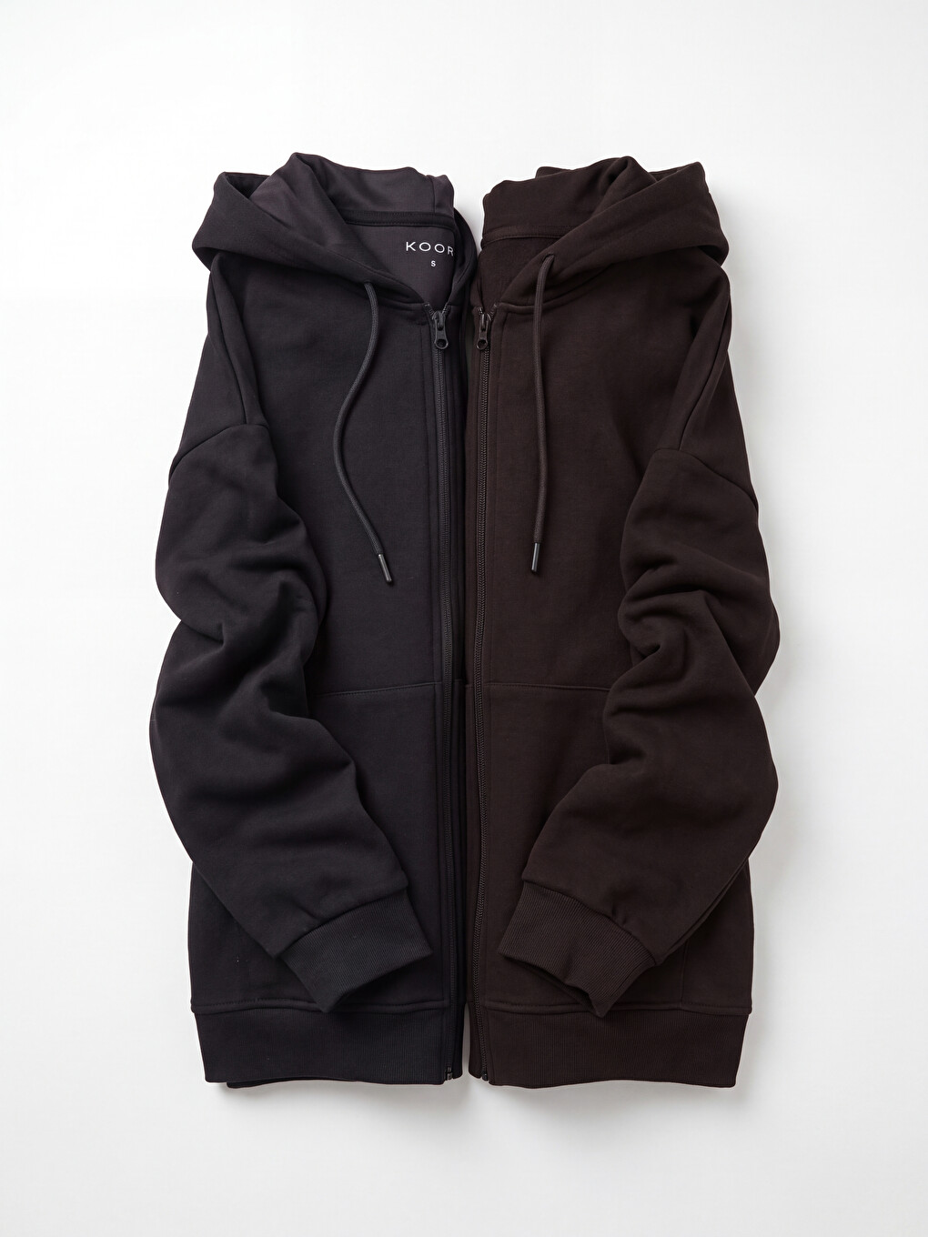 Hooded Soft Touch Oversize Women's Zippered Sweatshirt-2