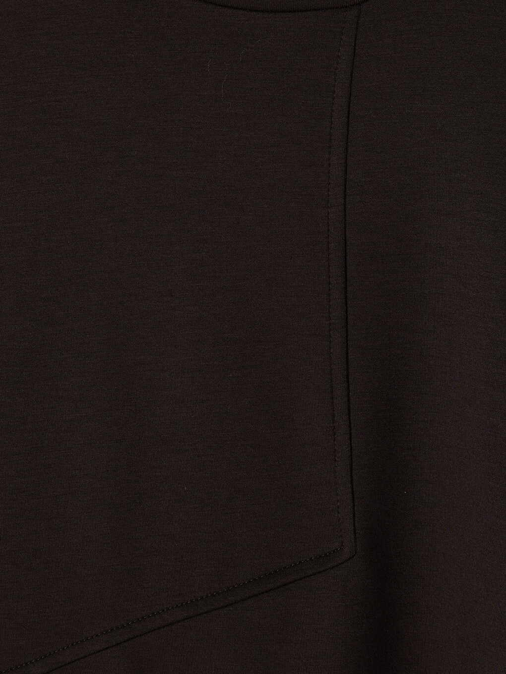 Kahverengi Soft Touch Oversize Kadın Sweatshirt-5