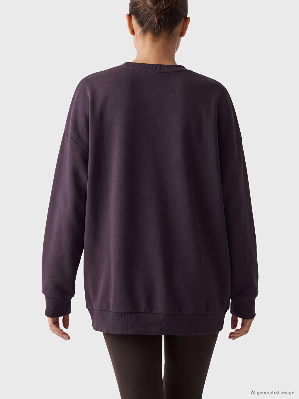 Soft Touch Oversize Women's Sweatshirt-3