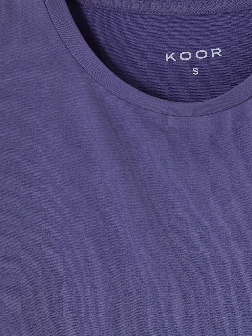 Mor Modal Karışımlı Oversize Kadın Spor Tişört-2