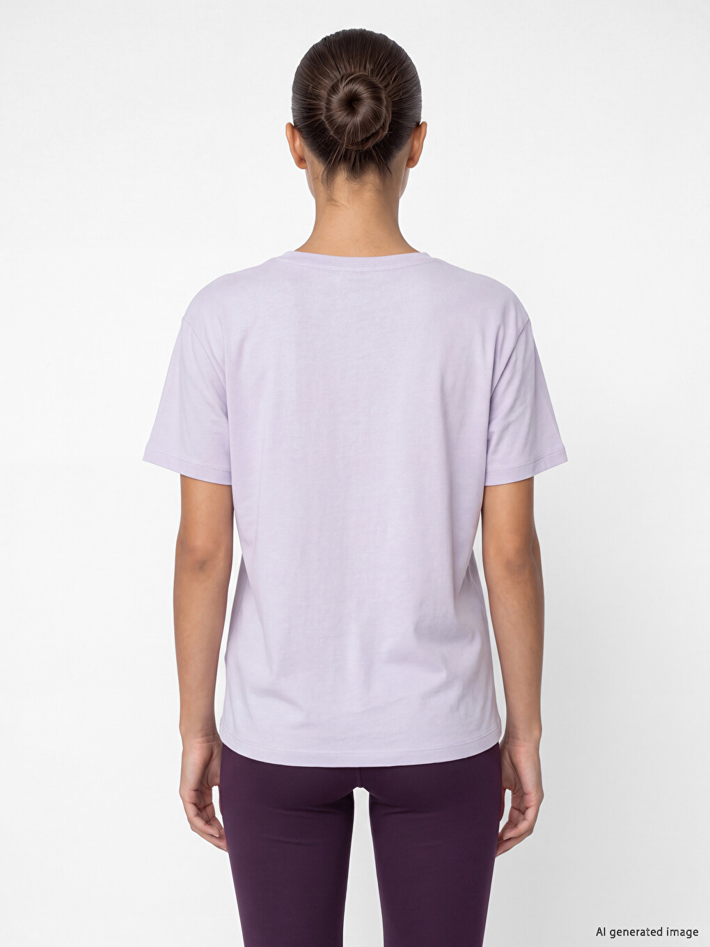 T-shirt Sportiv Oversize Me Modal Për Gra-3