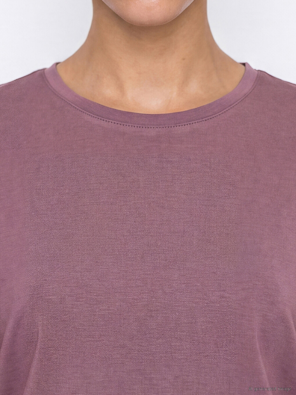 Modal Blend Oversize Women's Sports T-shirt-2