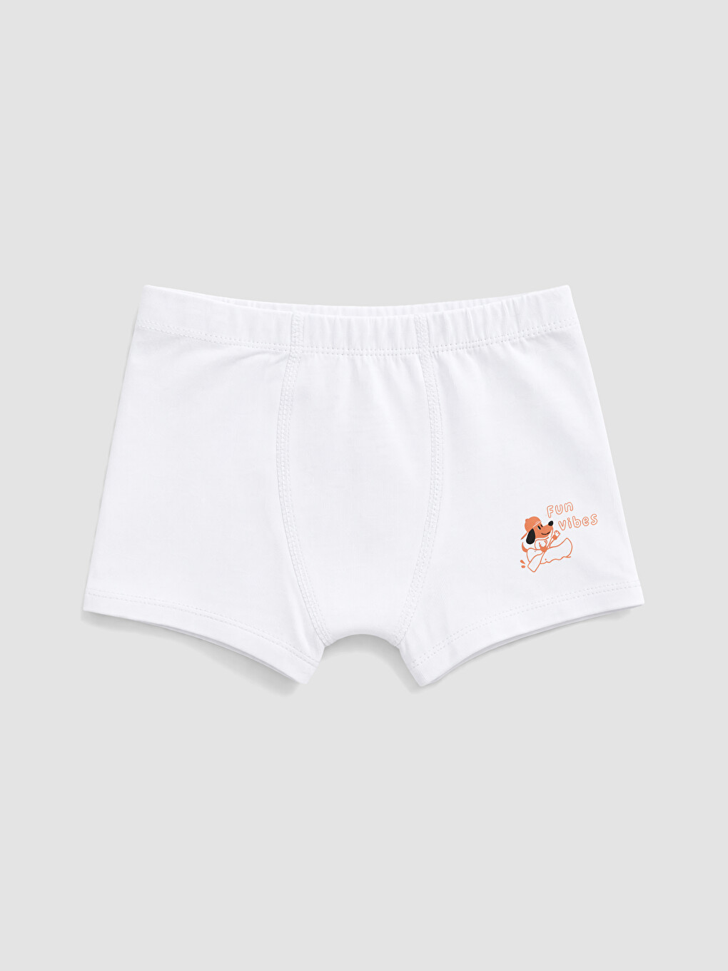 Ekru Erkek Çocuk Boxer 3'lü-4