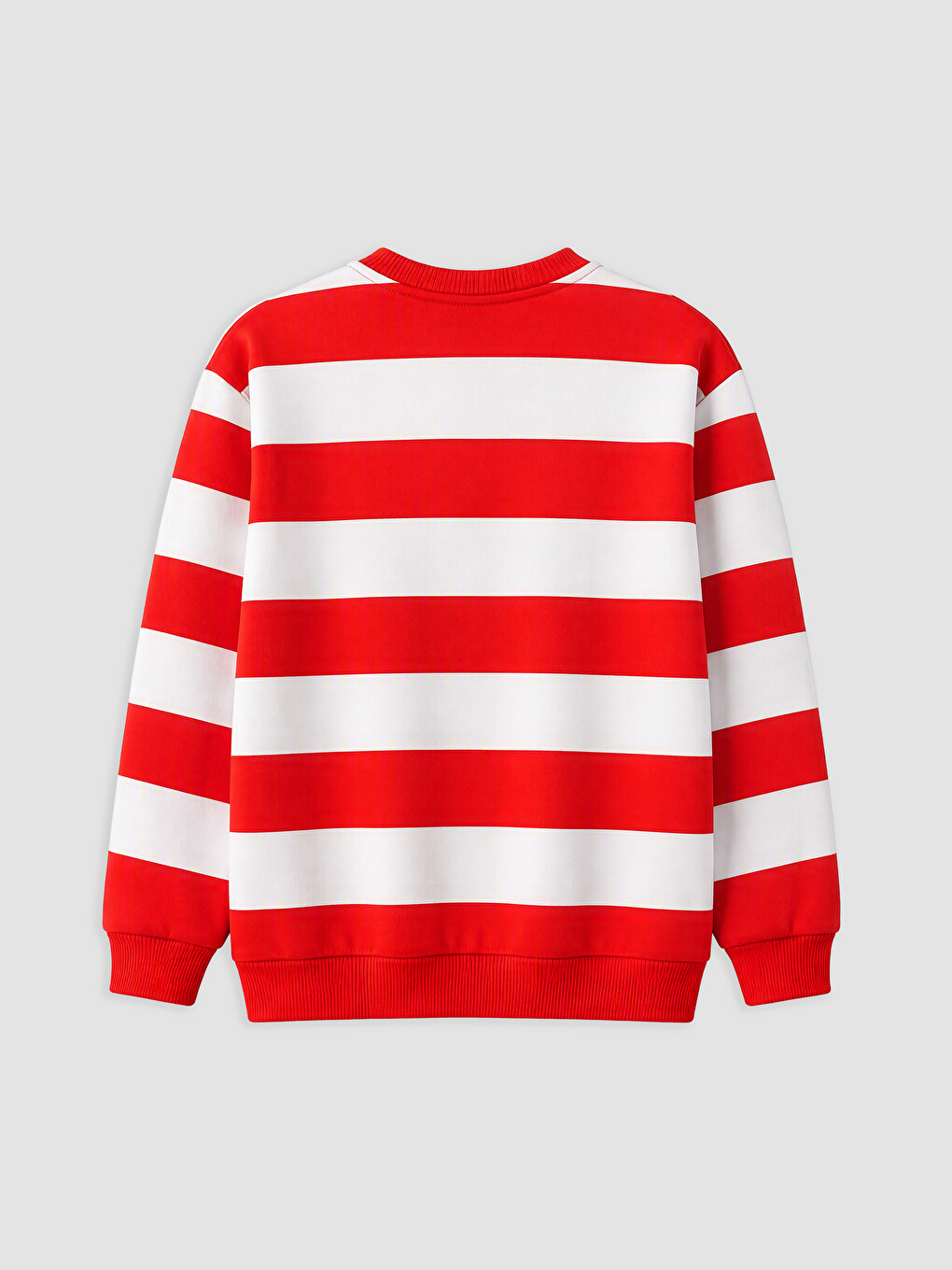 Kırmızı Sonic Baskılı Erkek Çocuk Sweatshirt-1