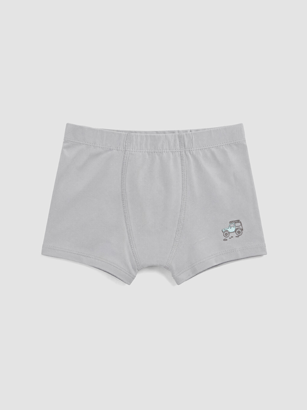 Beyaz Erkek Çocuk 3'lü Boxer-3