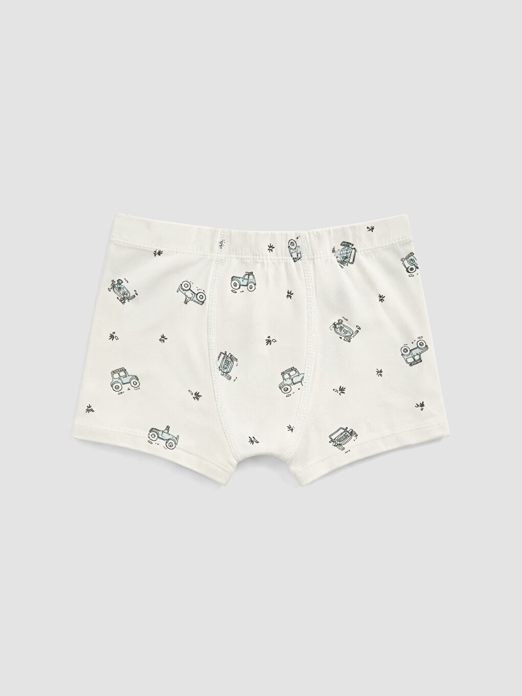 Beyaz Erkek Çocuk 3'lü Boxer-4