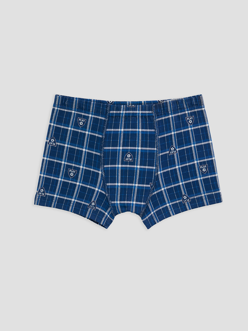 Lacivert Erkek Çocuk Boxer 3'lü-1