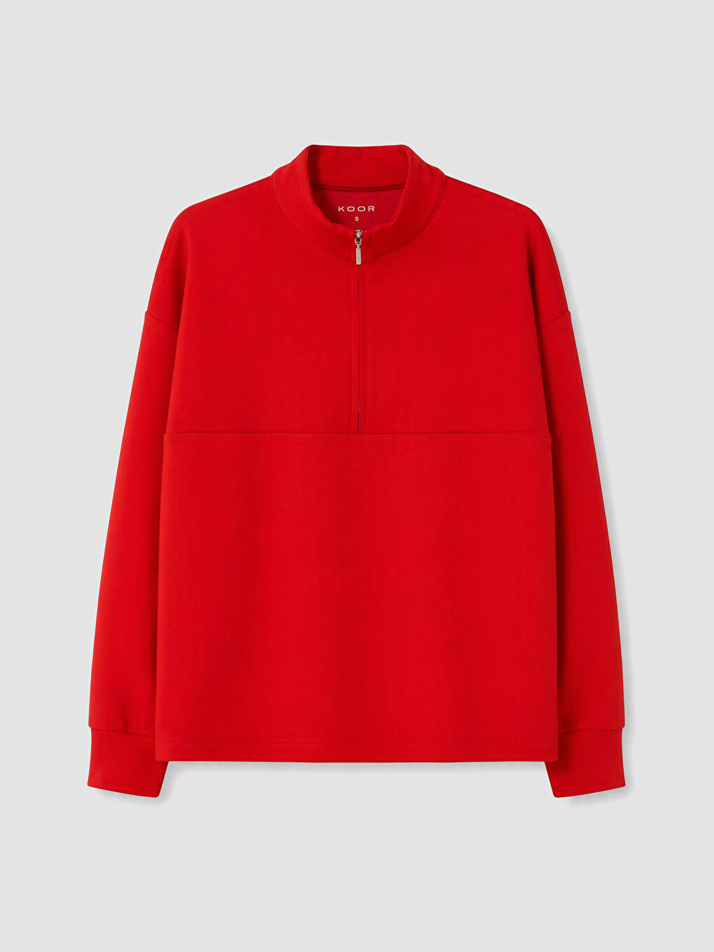 Kırmızı Soft Touch Kadın Sweatshirt