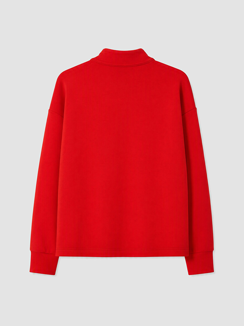 Kırmızı Soft Touch Kadın Sweatshirt-2