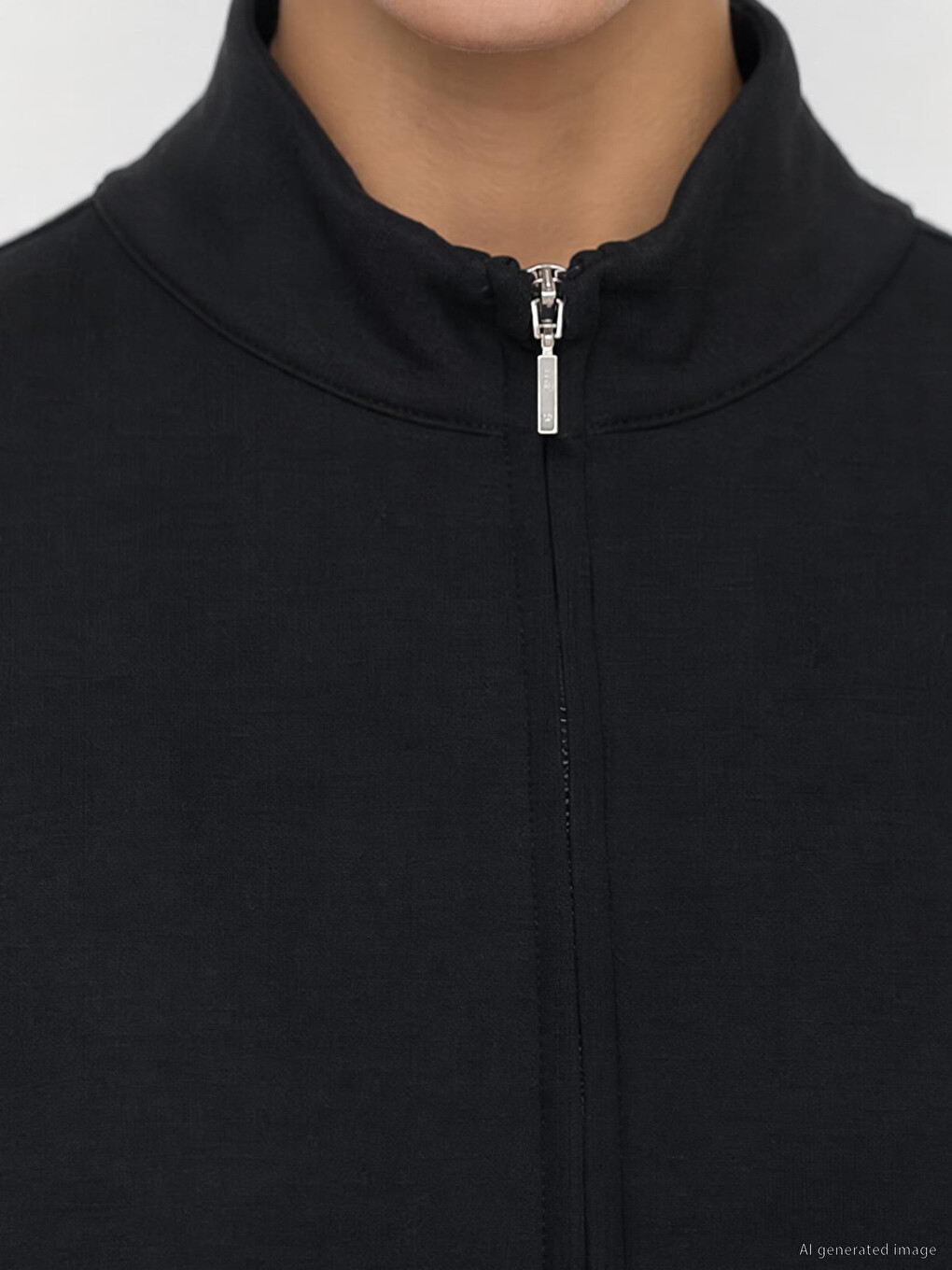 Siyah Soft Touch Oversize Kadın Sweatshirt-2