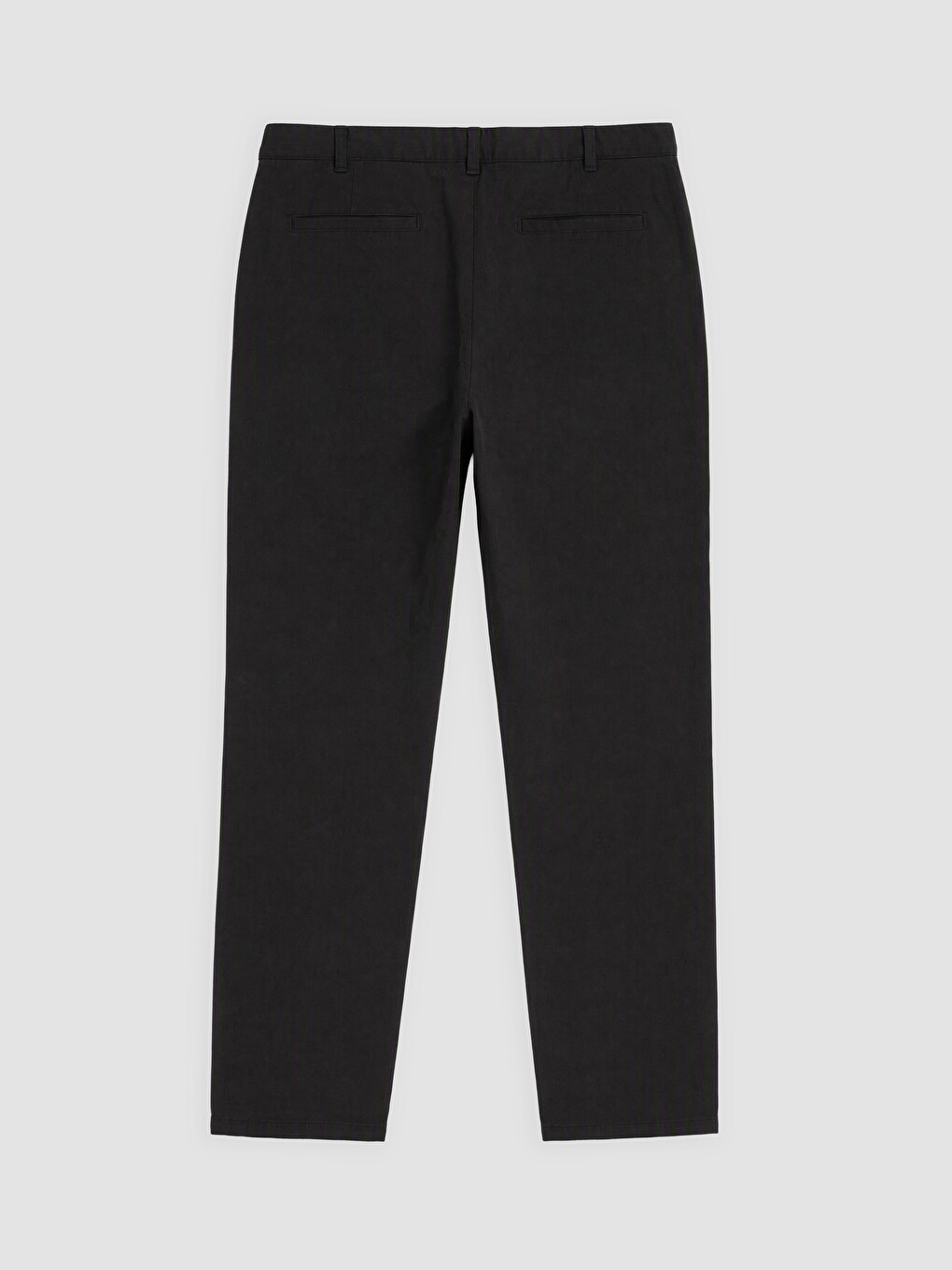 Siyah Regular Fit Gabardin Erkek Pantolon-1