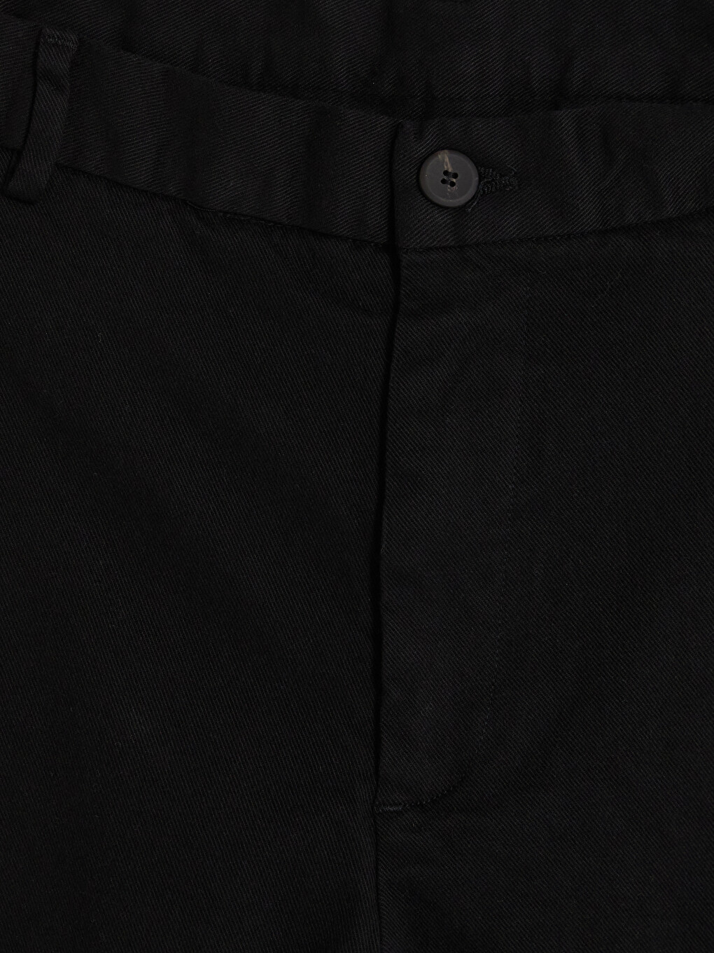 Siyah Regular Fit Gabardin Erkek Pantolon-2