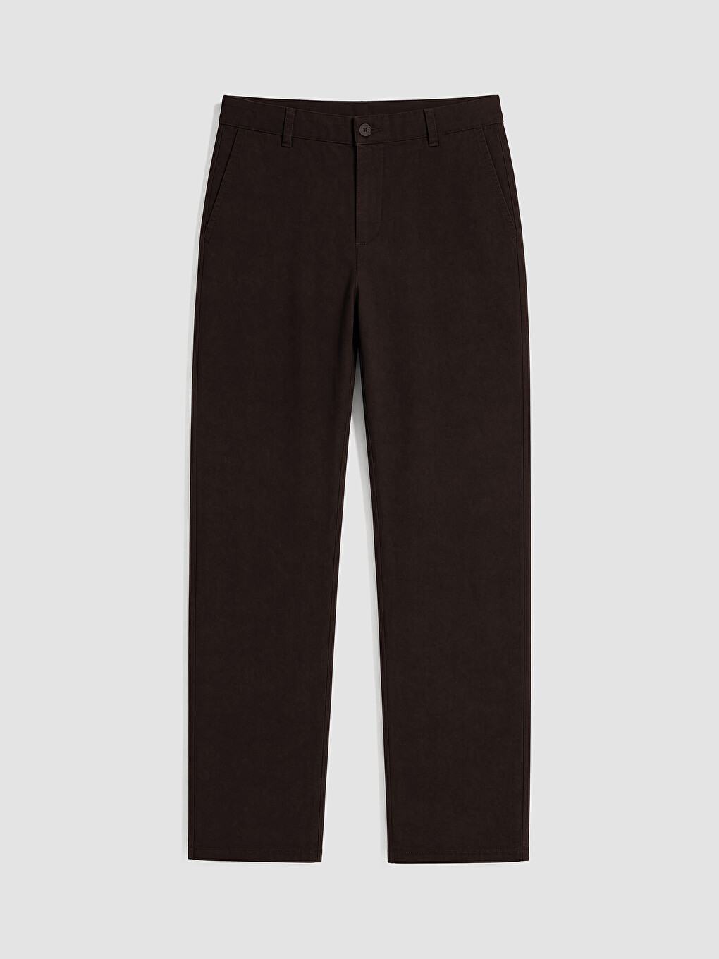 Kahverengi Regular Fit Gabardin Erkek Pantolon
